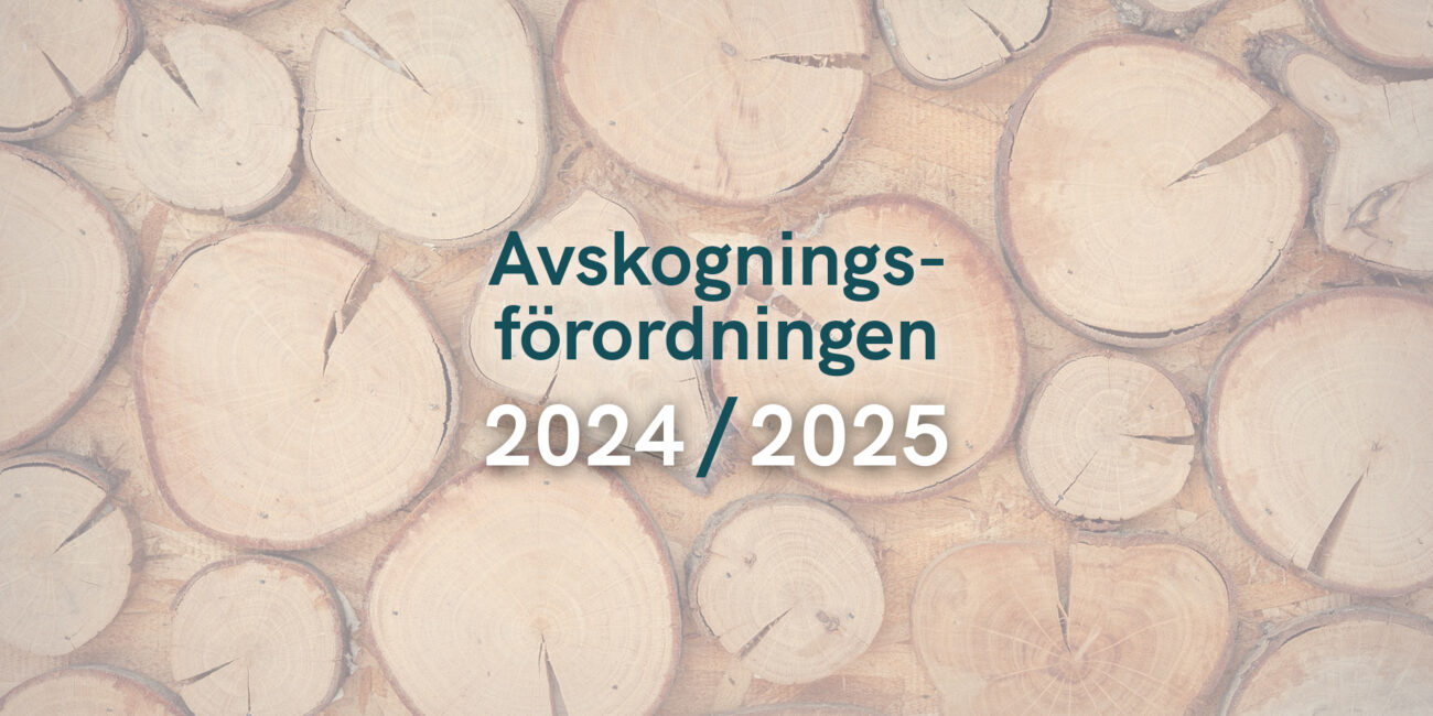 Avskogningsförordningen – 2024/2025