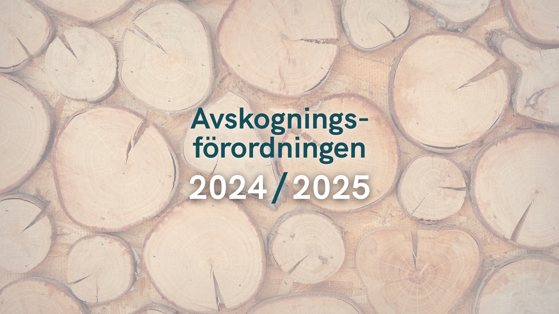 Avskogningsförordningen – 2024/2025