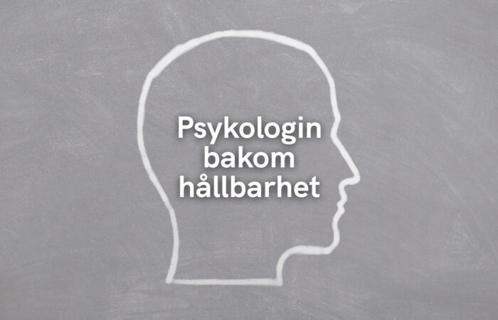 Psykologin bakom hållbarhet - så påverkas ditt beteende