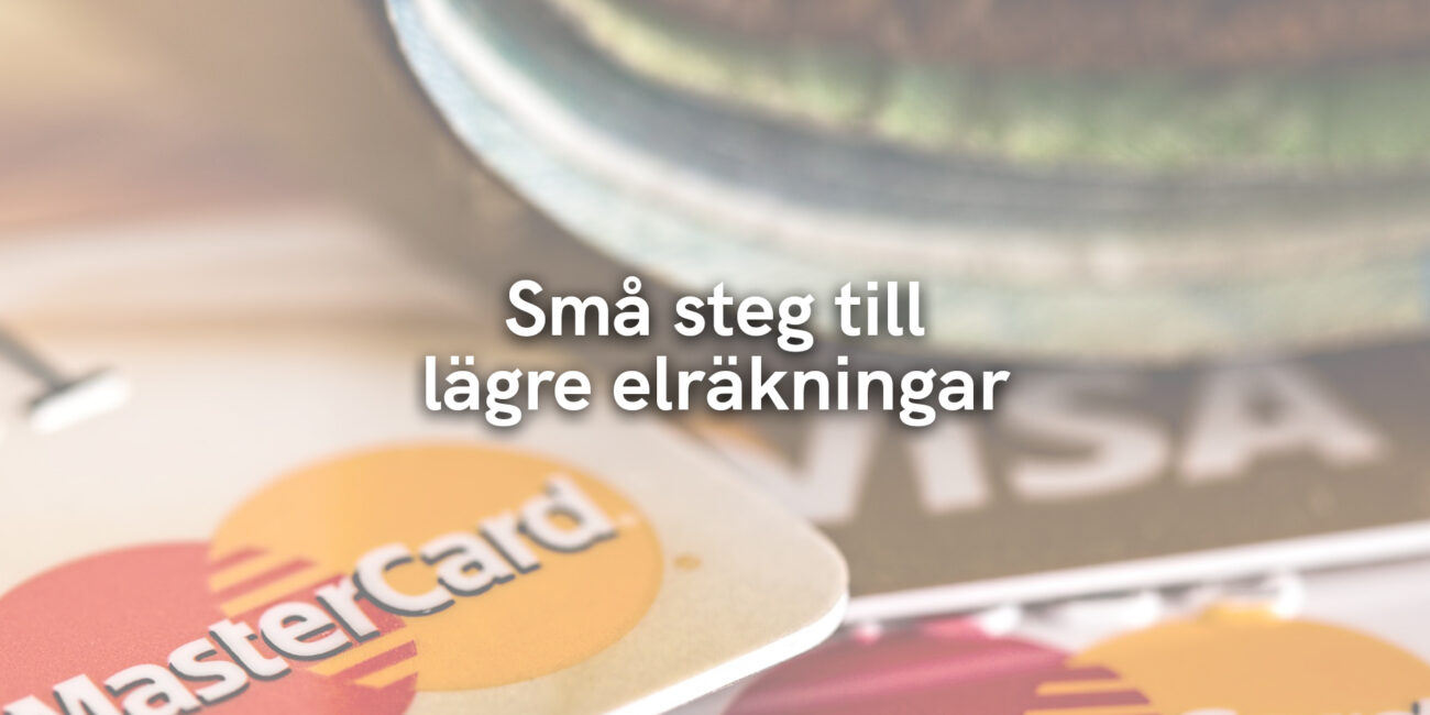 Små steg till lägre elräkningar