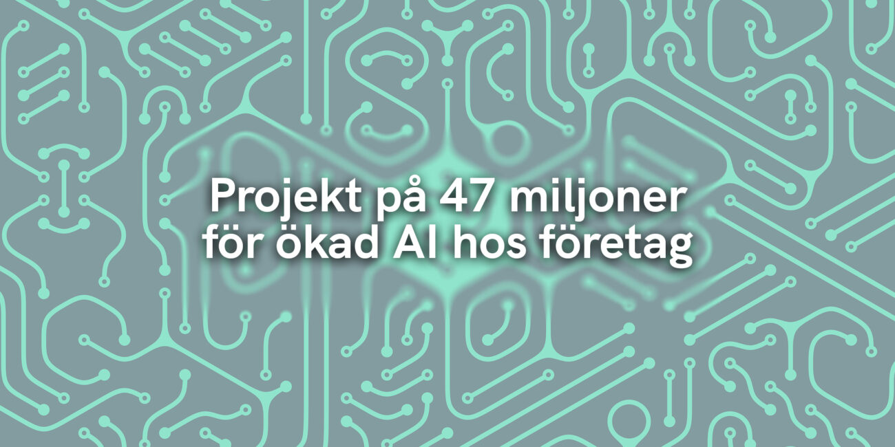 Projekt på 47 miljoner för ökad AI hos företag