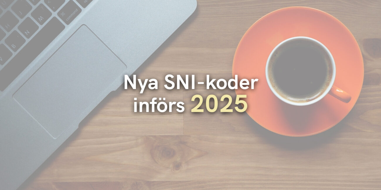 Nya SNI-koder införs 2025