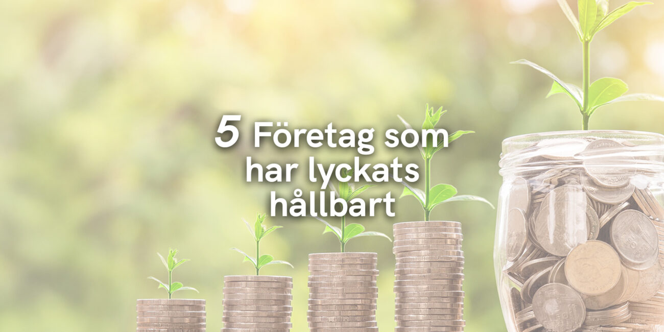 5 Företag som har lyckats hållbart