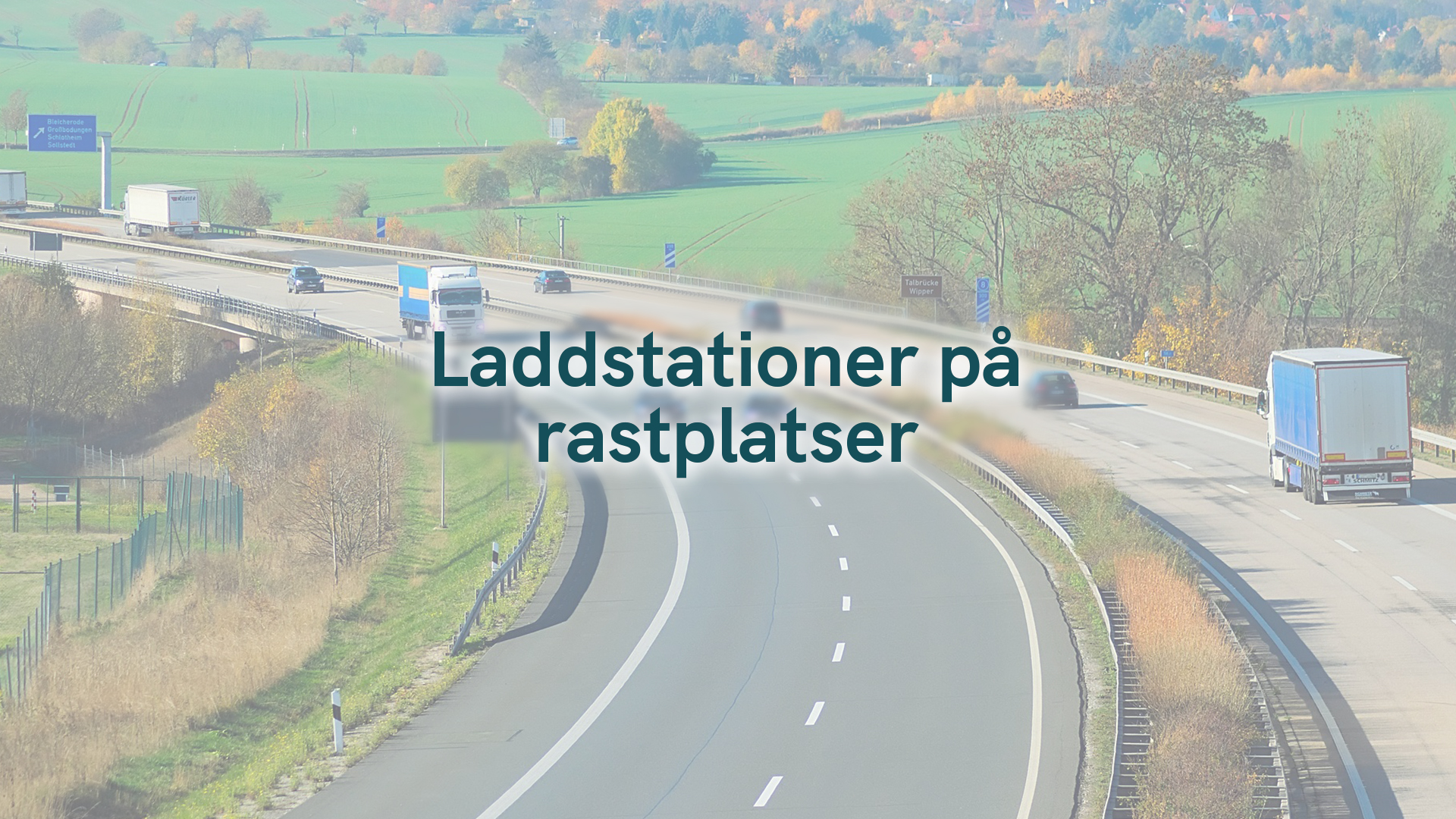 Laddstationer på rastplatser